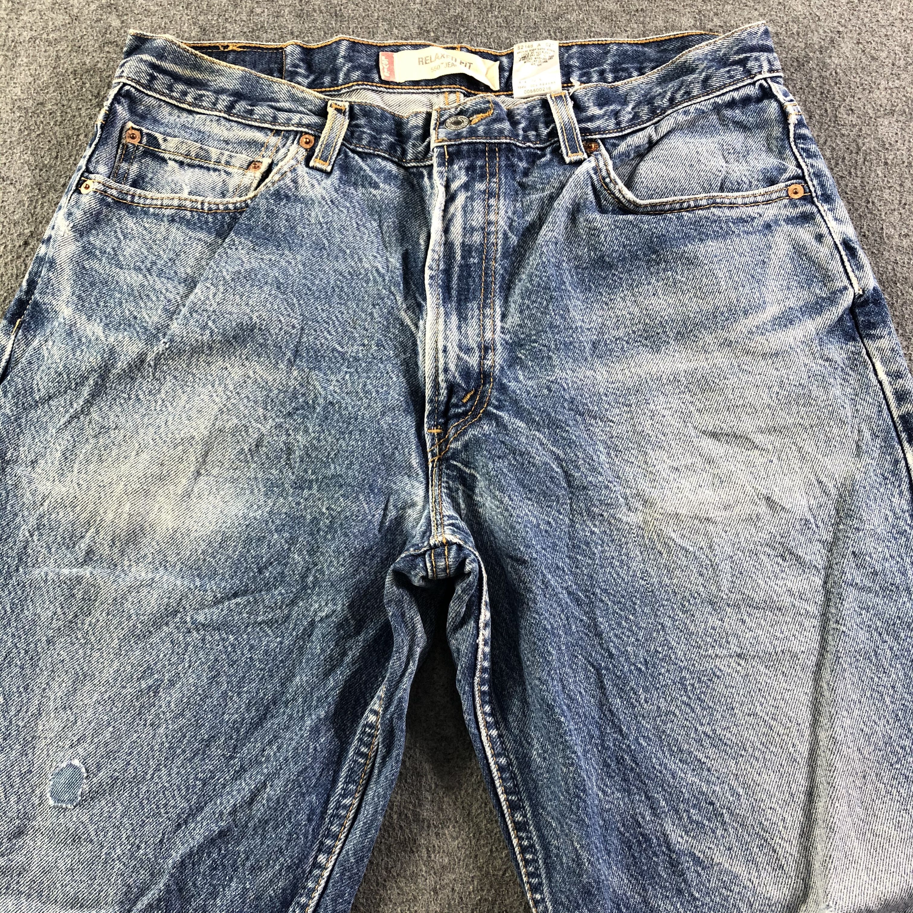 Levi's Vintage Blue Wash Levis 550 Jeans-J3201 Size US 36 / EU 52 - 3 Thumbnail