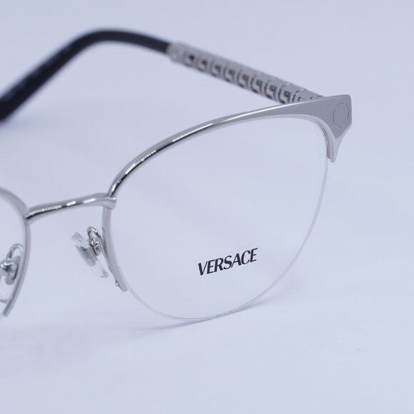 Versace 🕶️ New Versace VE1297 1000 Eyeglasses - Silver Frame Size ONE SIZE - 5 Thumbnail
