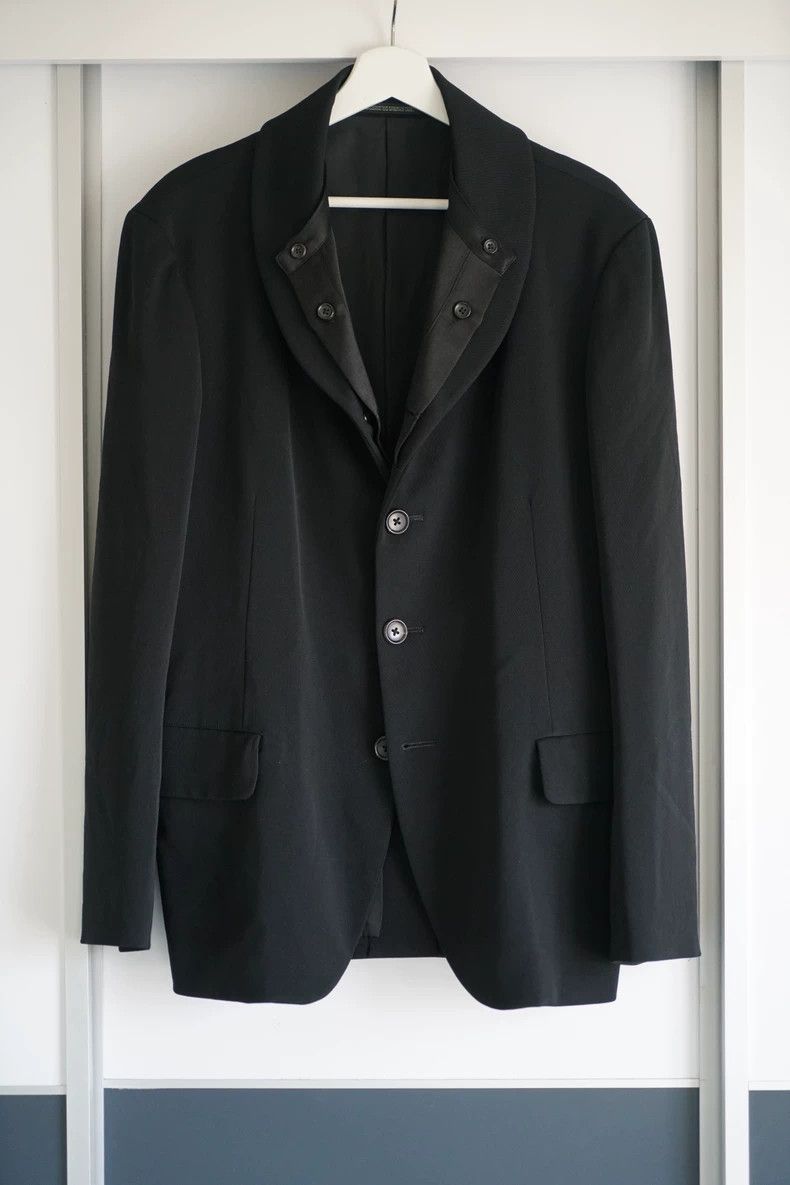 Yohji Yamamoto Yohji Yamamoto size 2 10aw Double Silk Dress Suit 2501-Next Size 38R - 1 Thumbnail