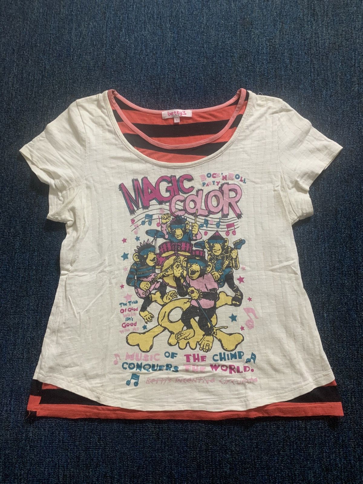 Japanese Brand Magic Colour Bettys Doublelayer shirt Size S / US 4 / IT 40 - 3 Thumbnail