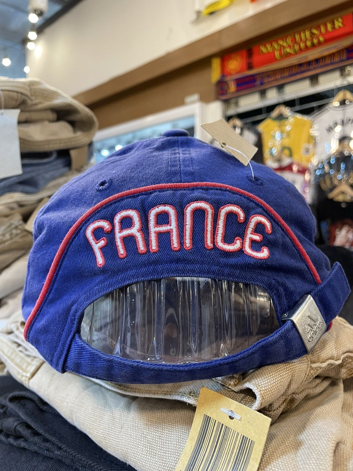 Adidas Y2K Adidas France Football Cap Size ONE SIZE - 5 Thumbnail
