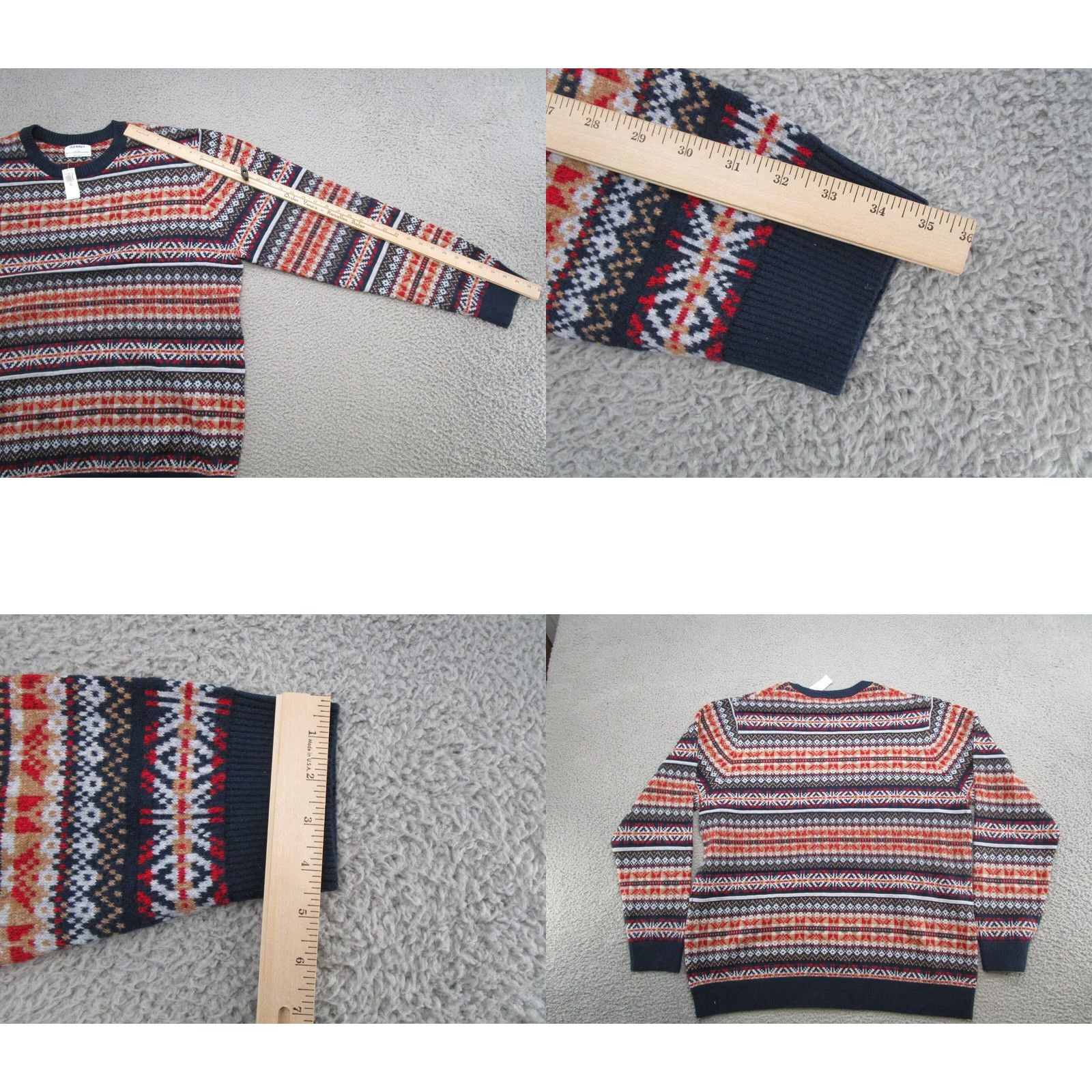 Old Navy Old Navy Striped Knit Pullover Sweater 2XL Tall Womens Polyester Multicolor Size XXL / US 16-18 / IT 52-54 - 8 Thumbnail