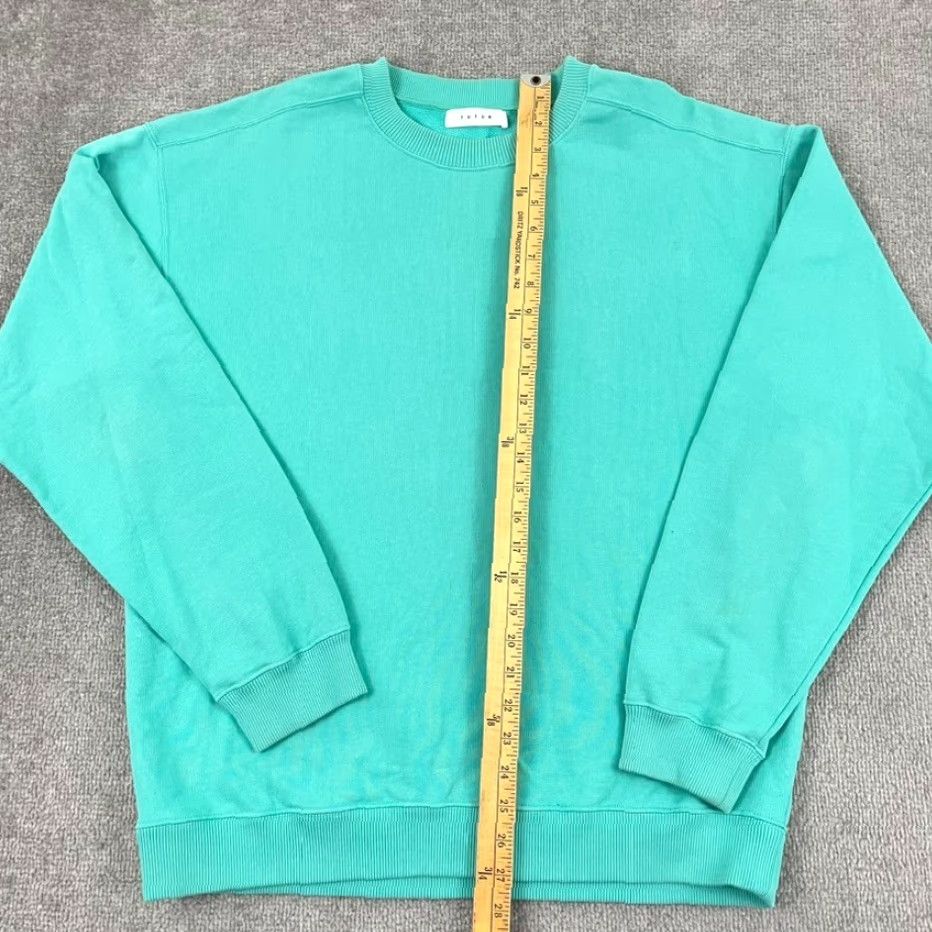 Vintage Futur Sweatshirt Adult Mens Large Mint Green Art Silhouette Crew Size US L / EU 52-54 / 3 - 5 Thumbnail