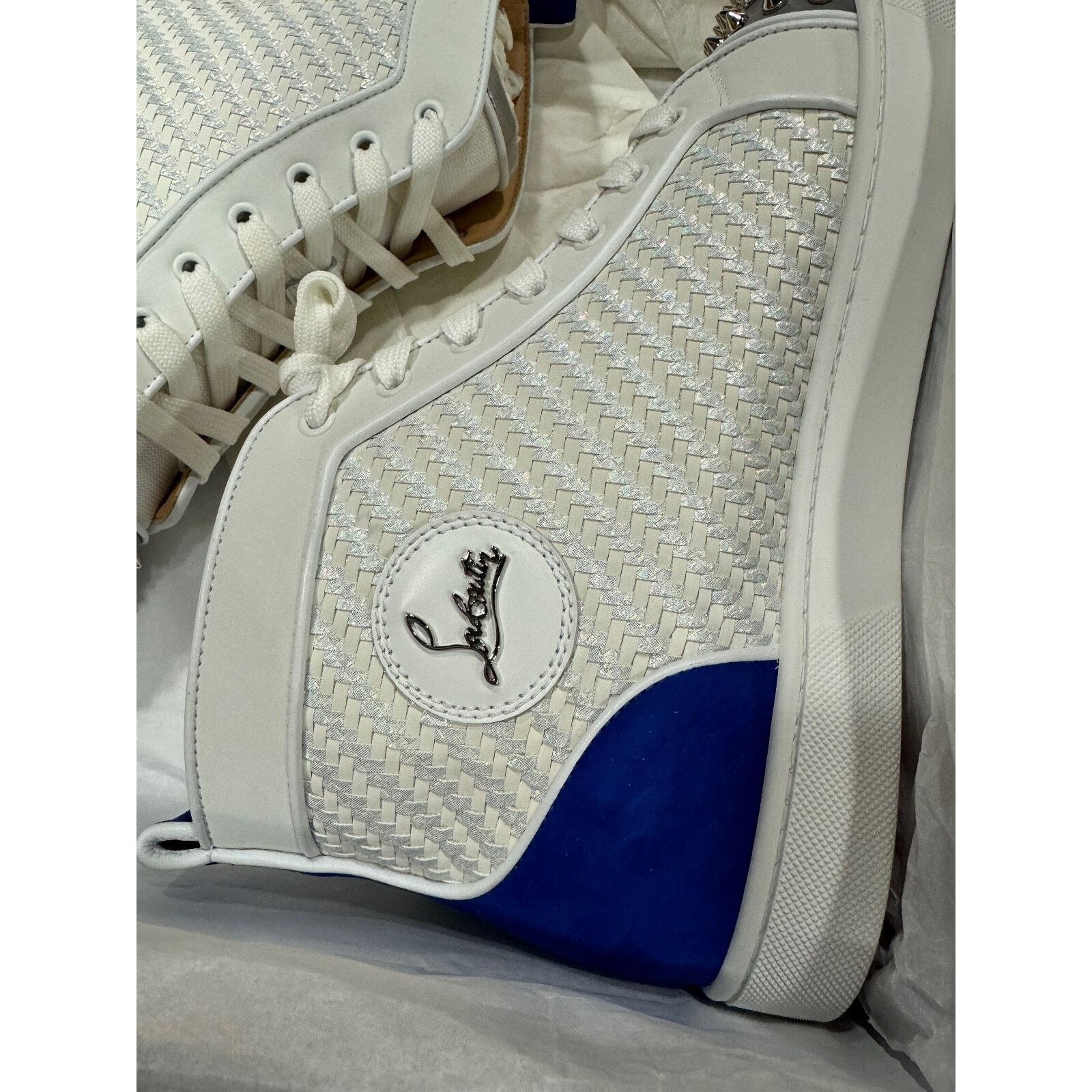Christian Louboutin Christian Louboutin Lou Spikes Orlato High Top Sneaker Size US 11 / EU 44 - 15 Thumbnail