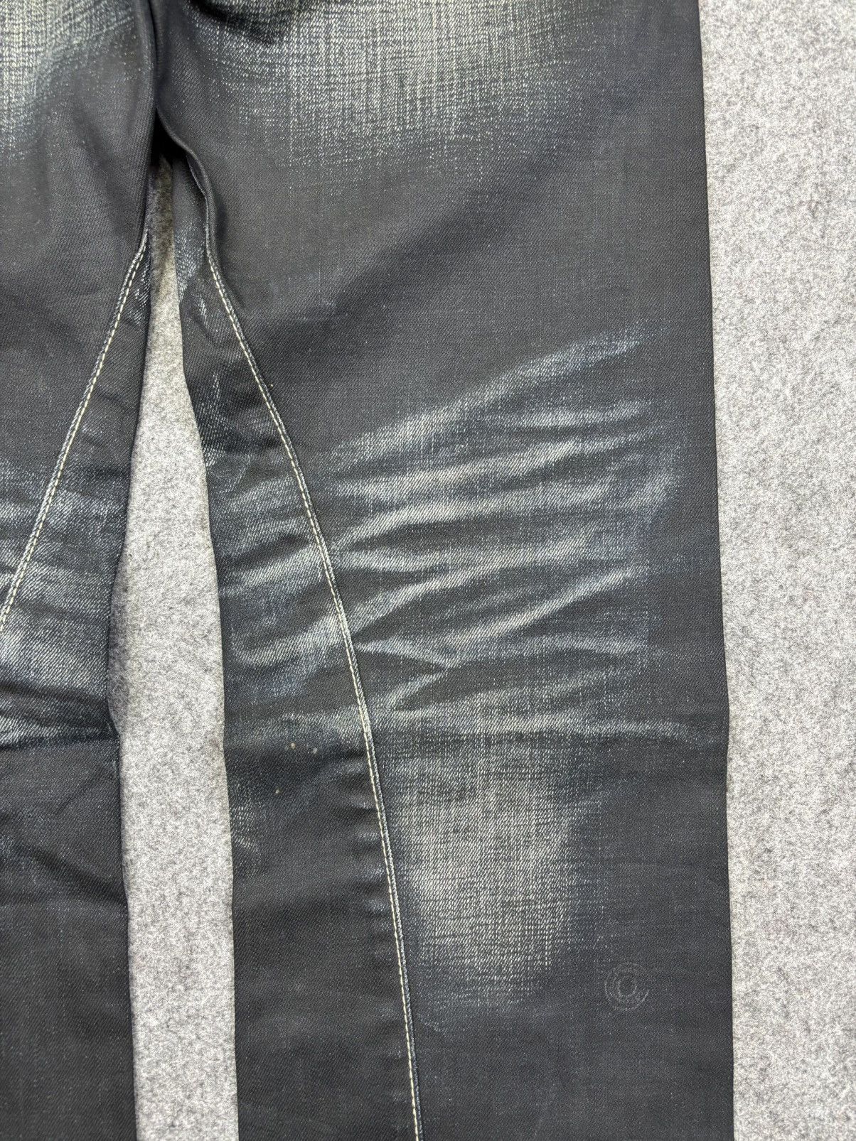 Japanese Brand 💥Sick Back Number Multipockets Indigo Stone Wash Denim F718 Size US 32 / EU 48 - 18 Thumbnail