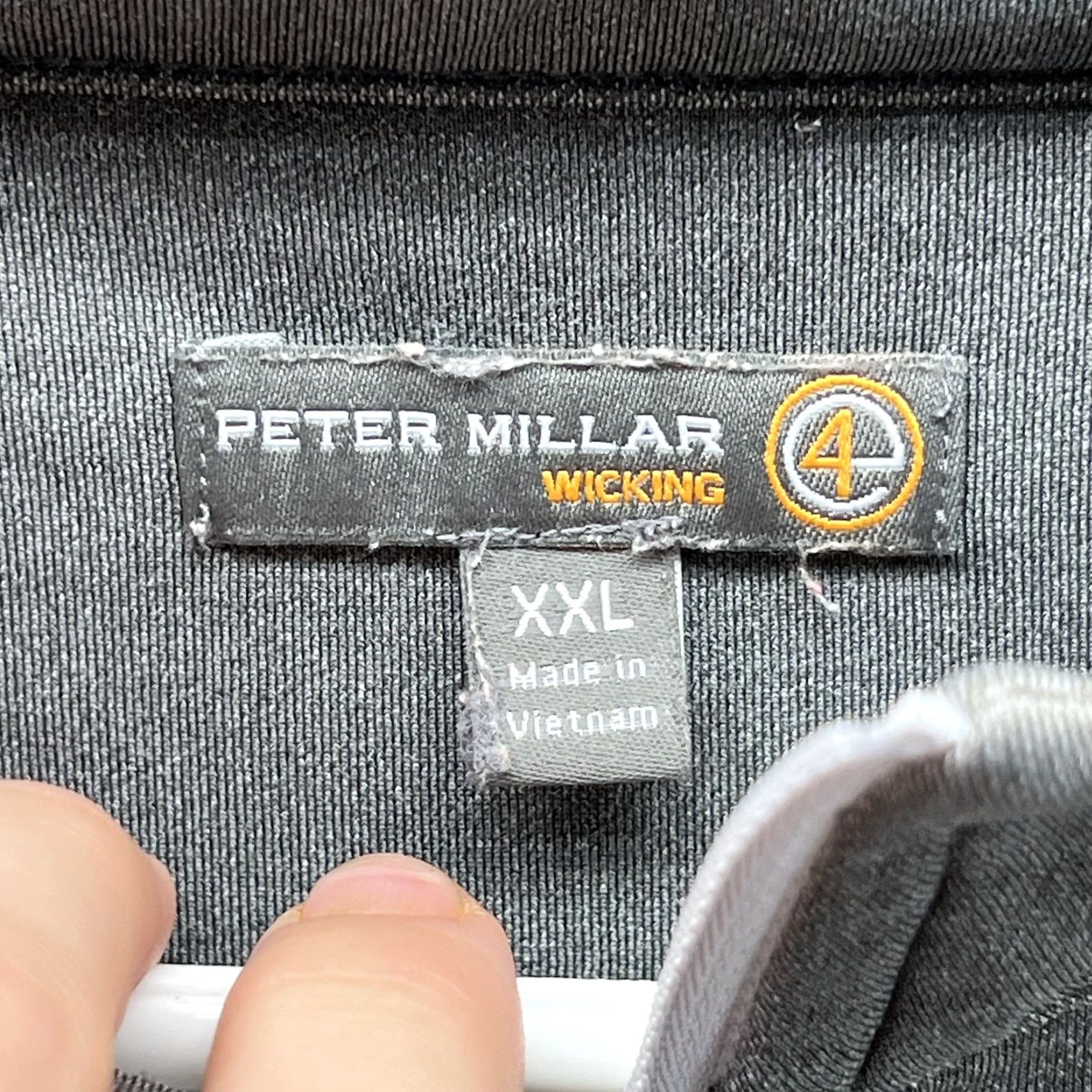 Peter Millar Peter Millar Pullover Mens 2XL Gray Wicking 1/4 Zip Golf Stretch Performance Top Size US XXL / EU 58 / 5 - 4 Thumbnail