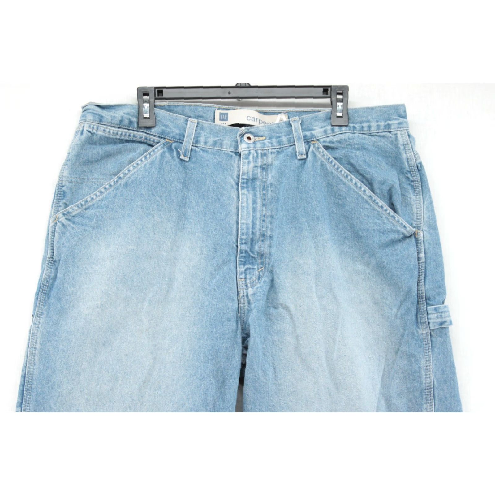 Gap VINTAGE Gap Carpenter Jeans Skater 5-Pocket Denim Mens Size 38x30 Blue 90s Grunge Baggy 207005 Size US 38 / EU 54 - 2 Thumbnail