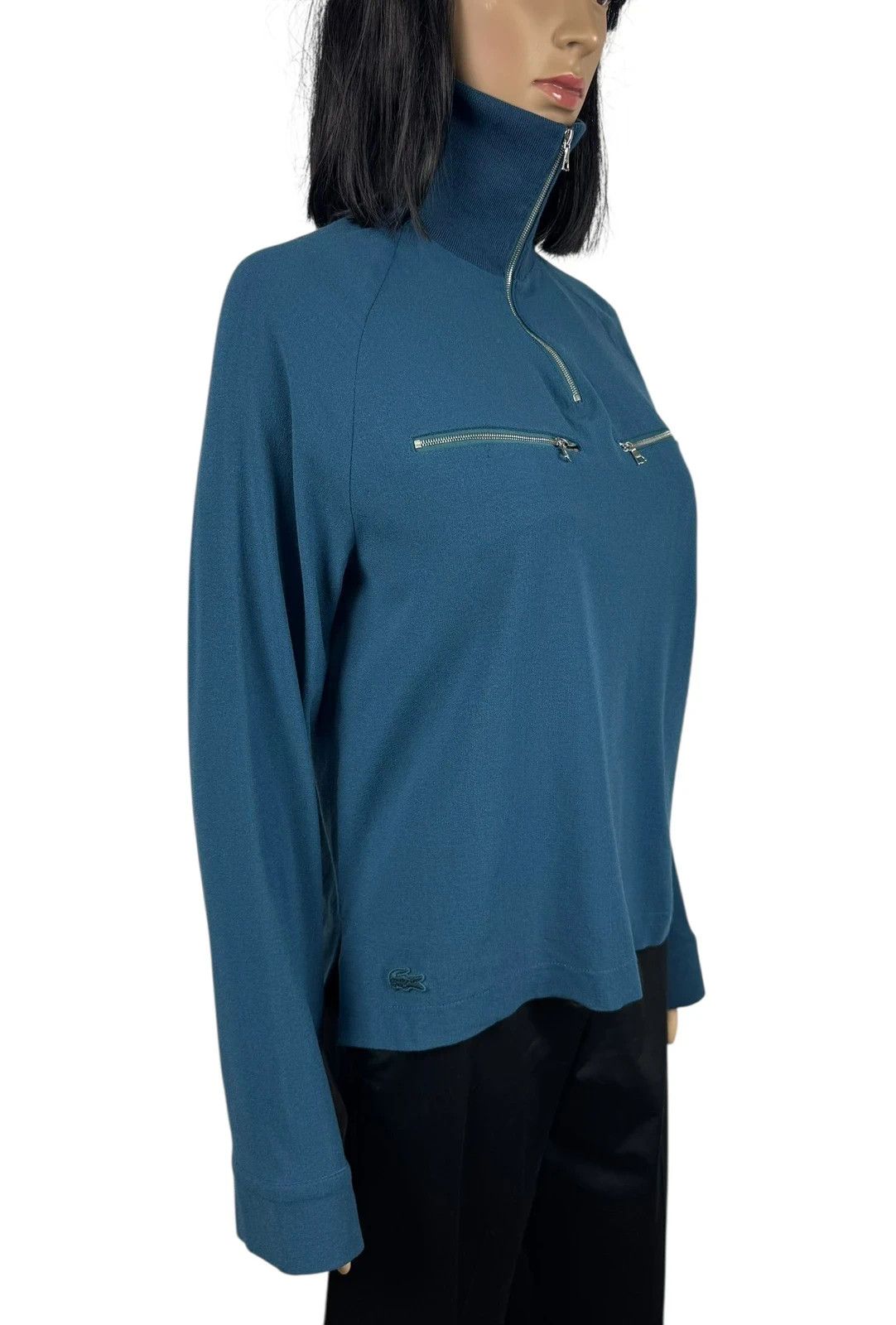 Lacoste Lacoste Wool Collared Jumper 1/4 Zip Women size 36 Size S / US 4 / IT 40 - 6 Thumbnail