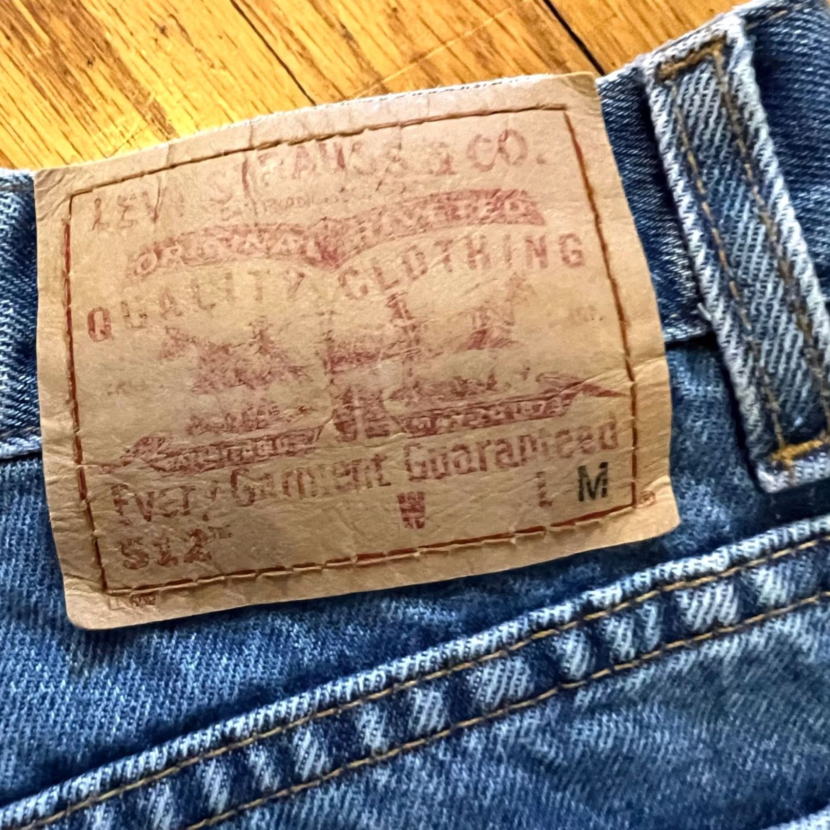 Levi's VINTAGE Levi Jeans 512 Womens 9 Slim Straight Denim Pants High Rise Mom Blue 9 Juniors Teens Slim Straight Retro Ankle Womens Jeans 9 Size 30" / US 8 / IT 44 - 3 Thumbnail