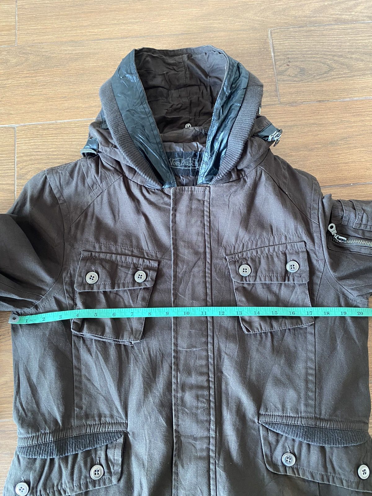 GOSTAR DE FUGA × If Six Was Nine × Von Dutch Von Dutch Multi Pocket Jacket Hooded Bono Style Size US M / EU 48-50 / 2 - 18 Thumbnail
