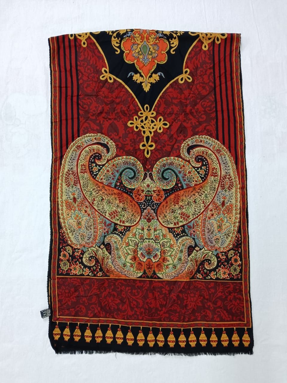 Etro Etro Muffler Scarf Paisley Design Size ONE SIZE - 3 Thumbnail