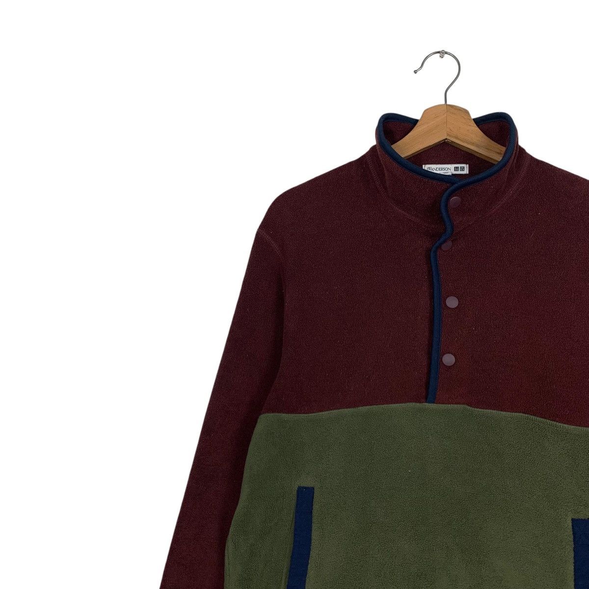 JW Anderson × Uniqlo UNIQLO JW ANDERSON Half Button Colorblock Fleece #2553-C115 Size US M / EU 48-50 / 2 - 6 Thumbnail