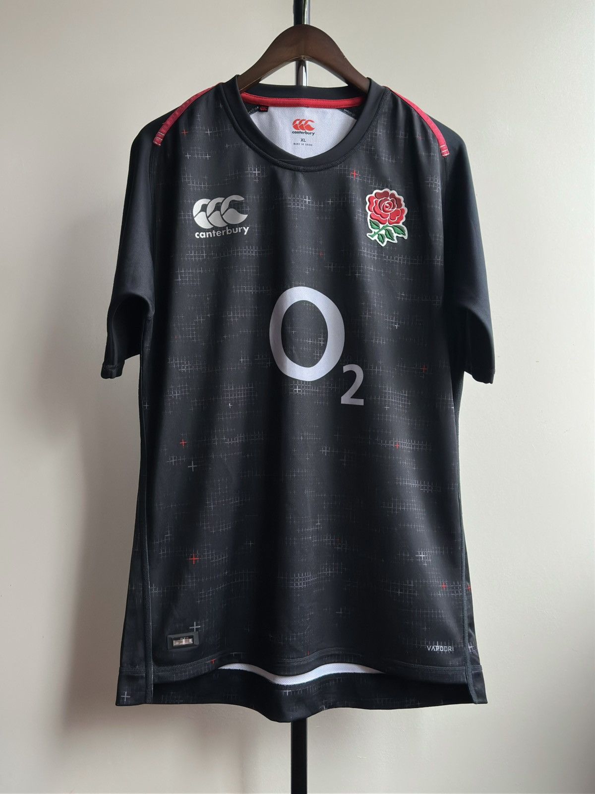 Canterbury of New Zealand Canterbury England Rugby Team Shirt Vapodri Jersey 2018/19 Size US XL / EU 56 / 4 - 1 Thumbnail