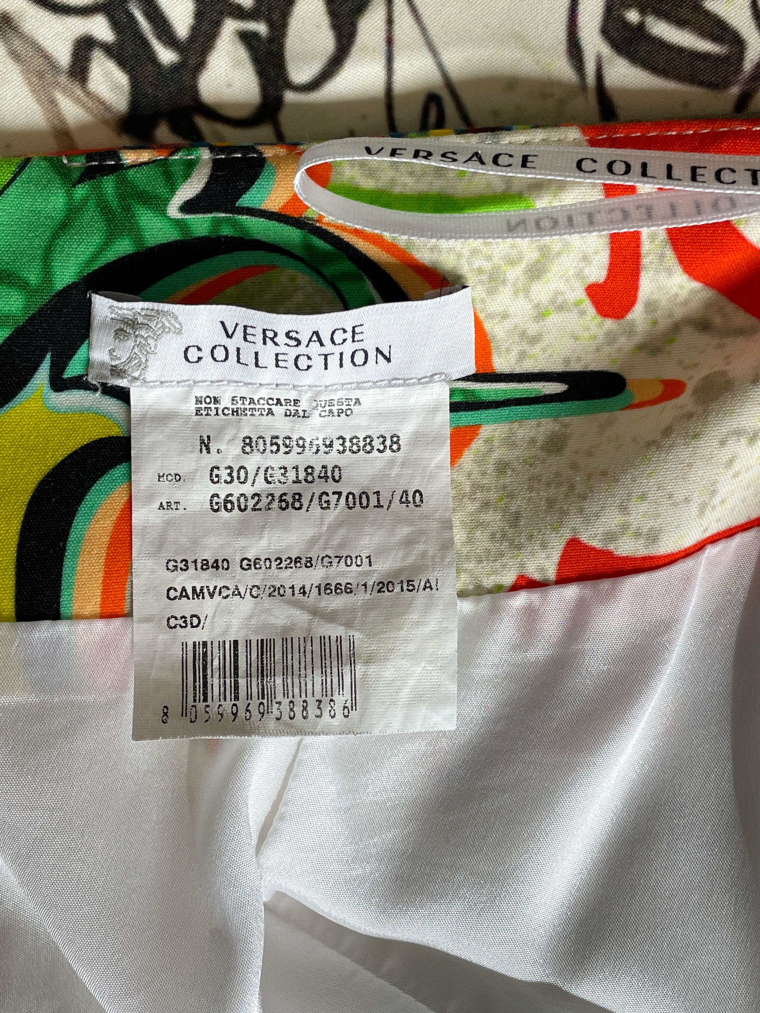 Versace graffiti skirt Size 25" / US 0 / IT 36 - 5 Thumbnail