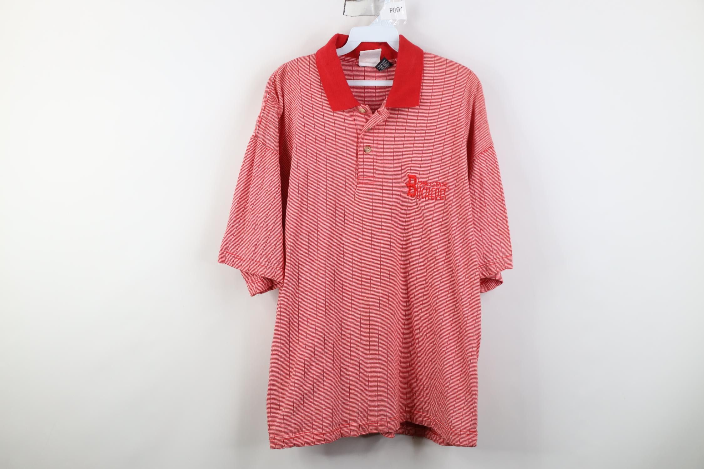 Vintage Vintage 90s Ohio State University Collared Polo Shirt Size US L / EU 52-54 / 3 - 1 Thumbnail