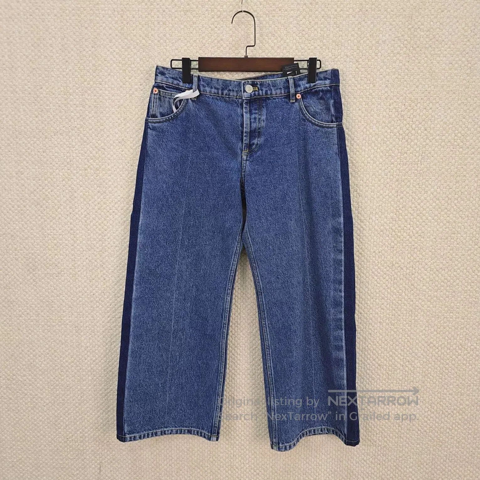 Balenciaga Balenciaga Color Block Denim Pants Size 38. Size US 38 / EU 54 - 1 Thumbnail