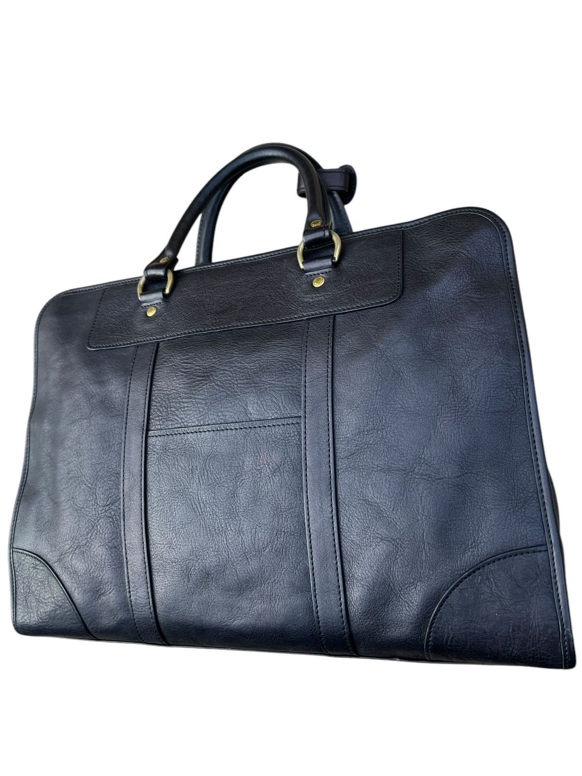 Leather Vintage Porter By Yoshida Black Leather Bag Size ONE SIZE - 9 Thumbnail