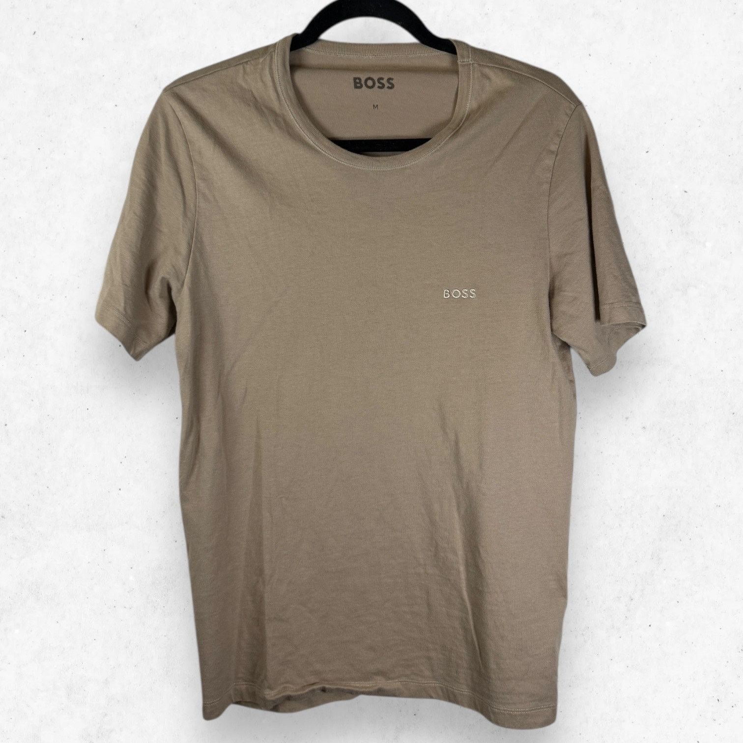 Hugo Boss Hugo Boss Khaki T-Shirt Men's Size M Short Sleeves Crew Neck Size US M / EU 48-50 / 2 - 1 Thumbnail