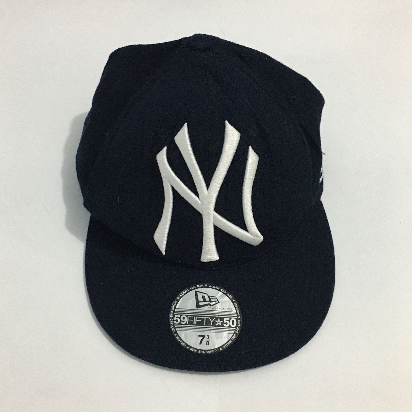 New Era New York Yankees New Era 59Fifty Big Logo Fitted Hat Size ONE SIZE - 1 Thumbnail