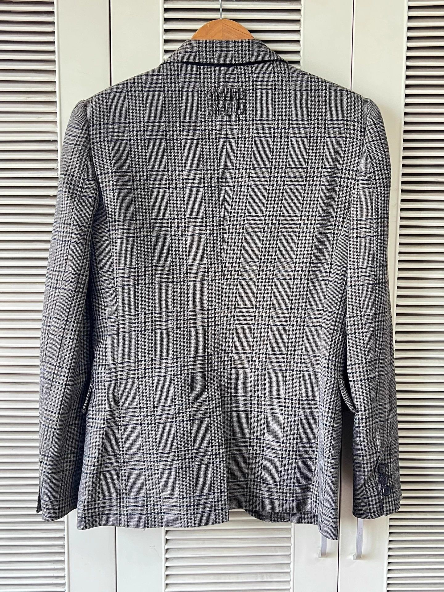 Miu Miu Miu Miu Plaid Blazer 36 Black Lining Size XS / US 0-2 / IT 36-38 - 2 Thumbnail