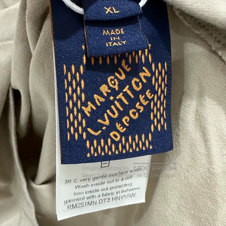 Louis Vuitton Louis Vuitton Embossed logo short sleeve Size US XL / EU 56 / 4 - 5 Thumbnail