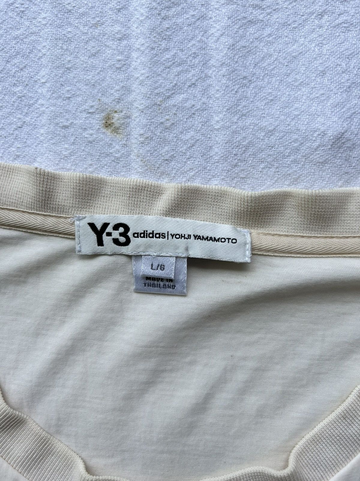Adidas × Y-3 × Yohji Yamamoto Y-3 Adidas Yohji Yamamoto White tee Size US XL / EU 56 / 4 - 7 Thumbnail