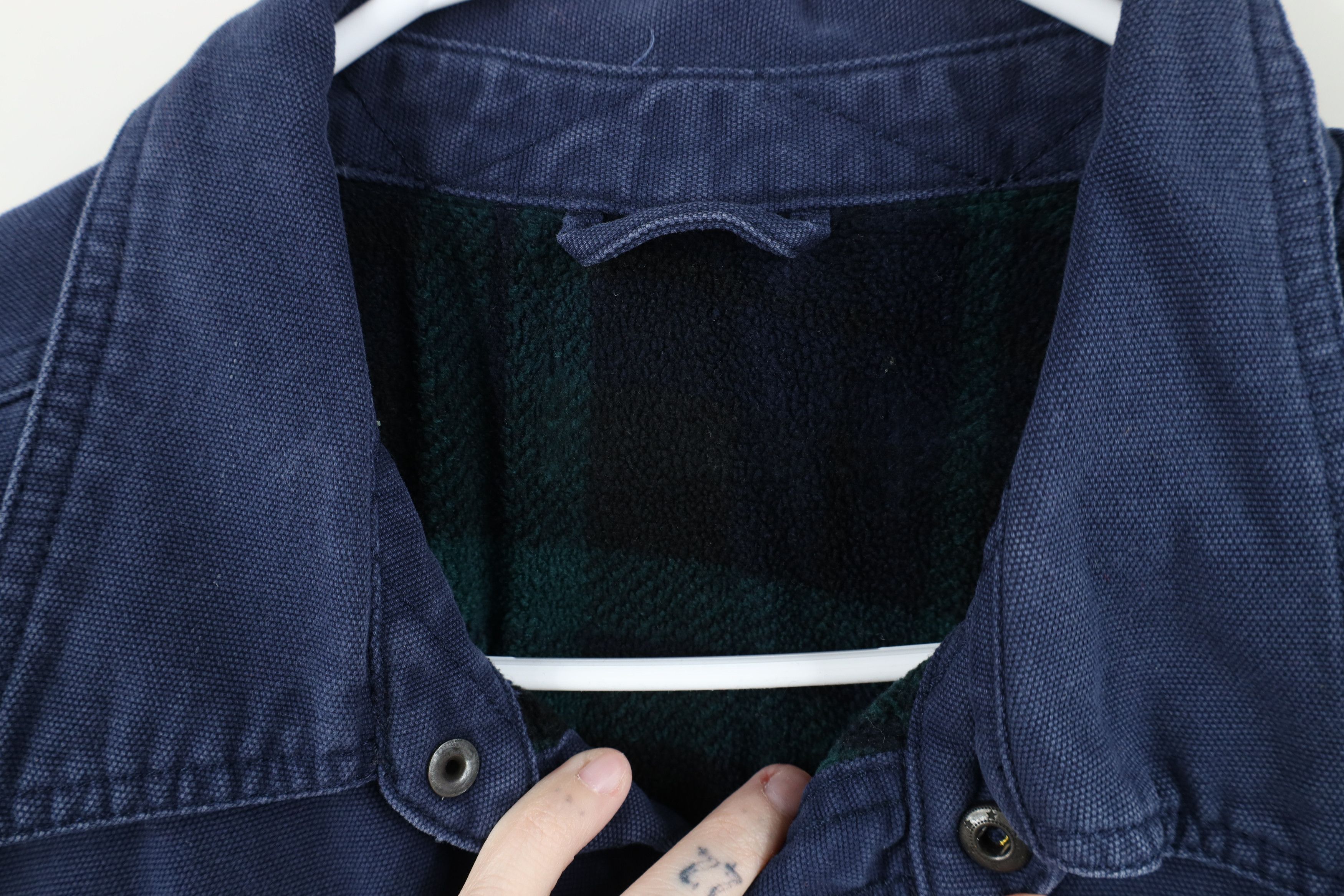 Vintage Vintage Y2K Streetwear Lined Canvas Shirt Jacket Jac shirt Size US L / EU 52-54 / 3 - 9 Thumbnail