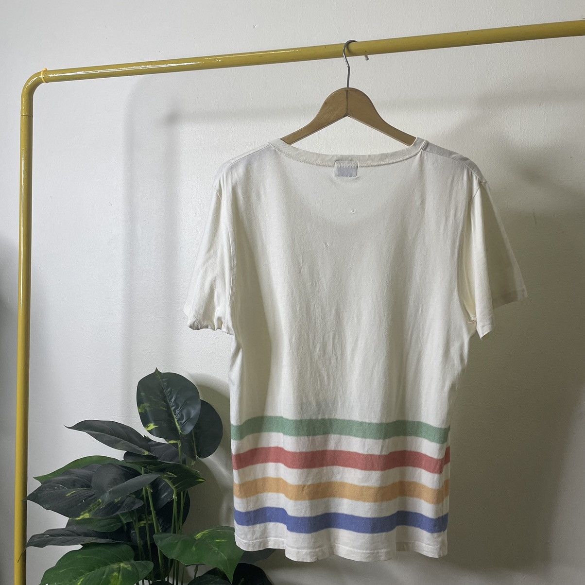 Japanese Brand × Pherrow's Pherrows V Neck Stripes T Shirt Size US L / EU 52-54 / 3 - 4 Thumbnail