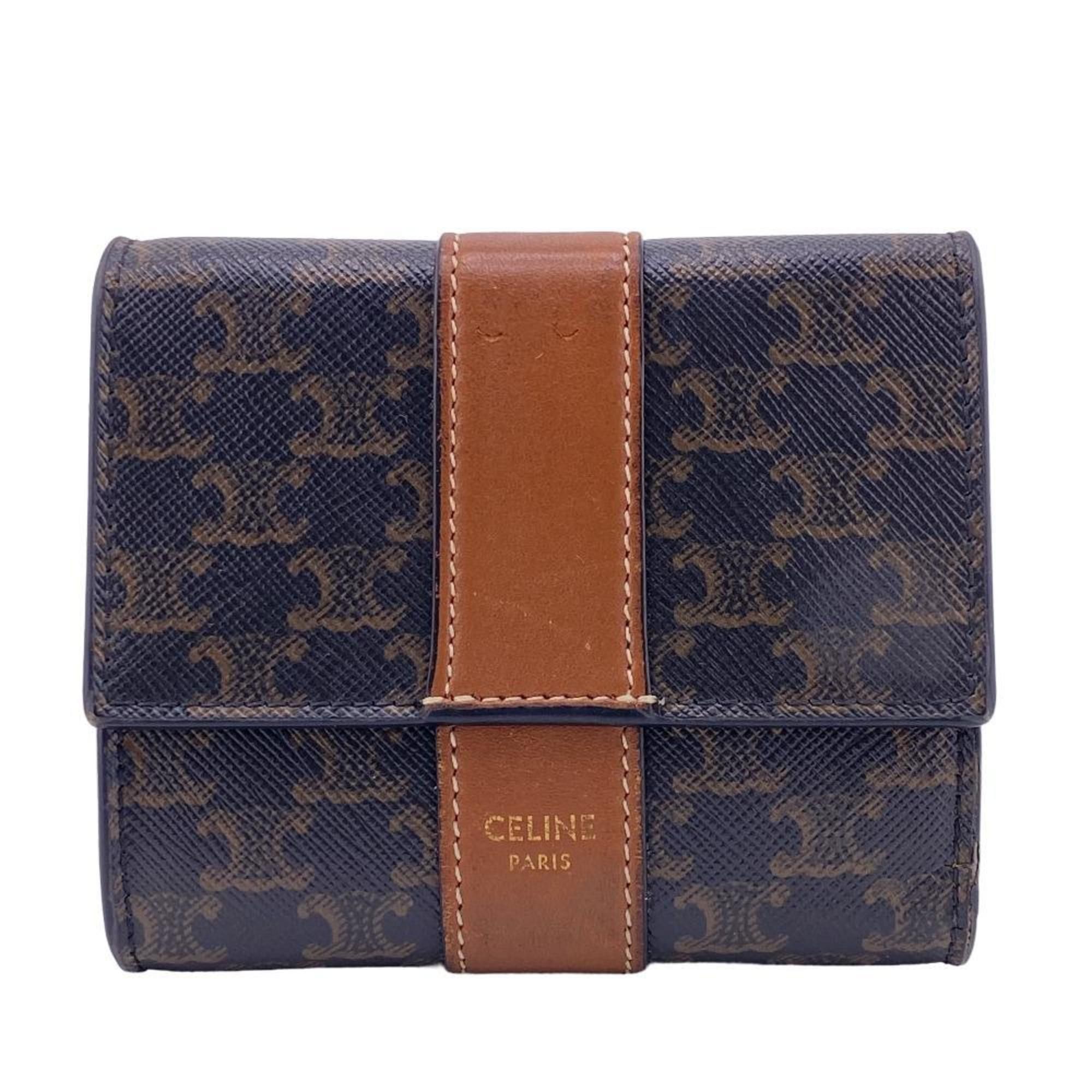 image of Celine Trifold Wallet Brown Unisex, Women's