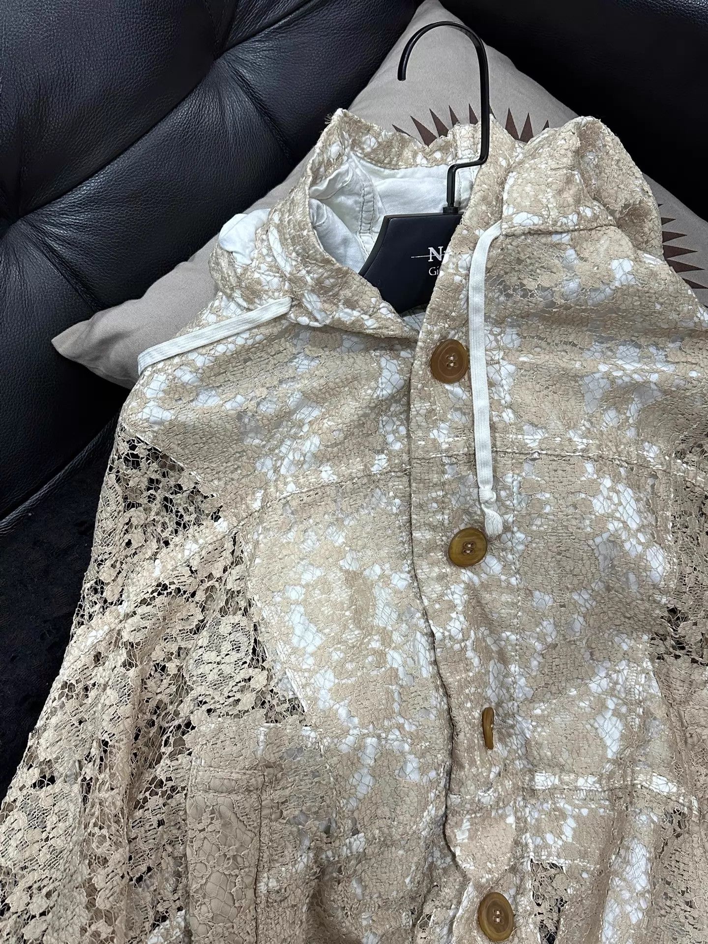 Comme des Garcons Comme des Garçons Lace Hooded Shawl XS Size XS / US 0-2 / IT 36-38 - 2 Thumbnail