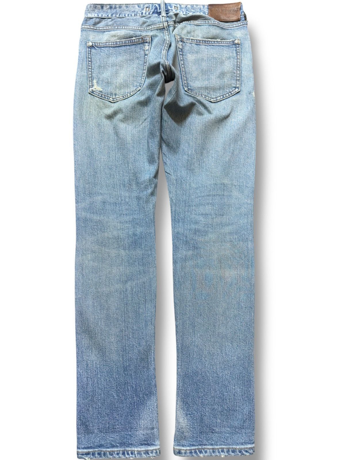GOA Vintage GOA NIMES Selvedge Skinny Ripped Distressed Denim Size US 29 - 5 Thumbnail