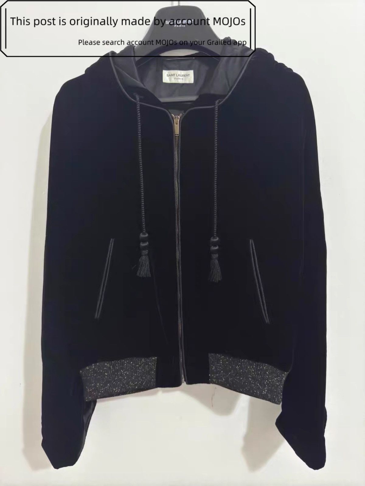 Saint Laurent Paris Saint Laurent Paris Starry Sky Velvet Baseball 