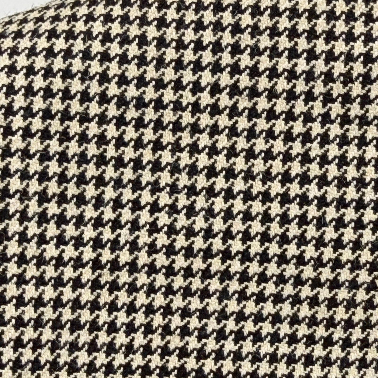 Ralph Lauren Black Tan Houndstooth Silk Wool Menswear Blazer Size 44R - 6 Thumbnail