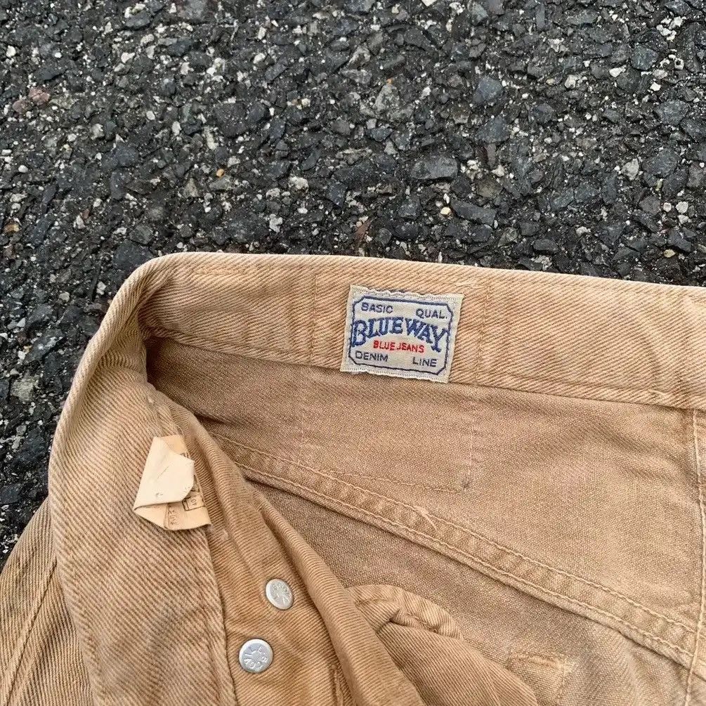 Japan Blue 5-POCKET TROUSERS VINTAGE BLUE WAY JEANS FADED DENIM PANTS Size US 28 / EU 44 - 6 Thumbnail