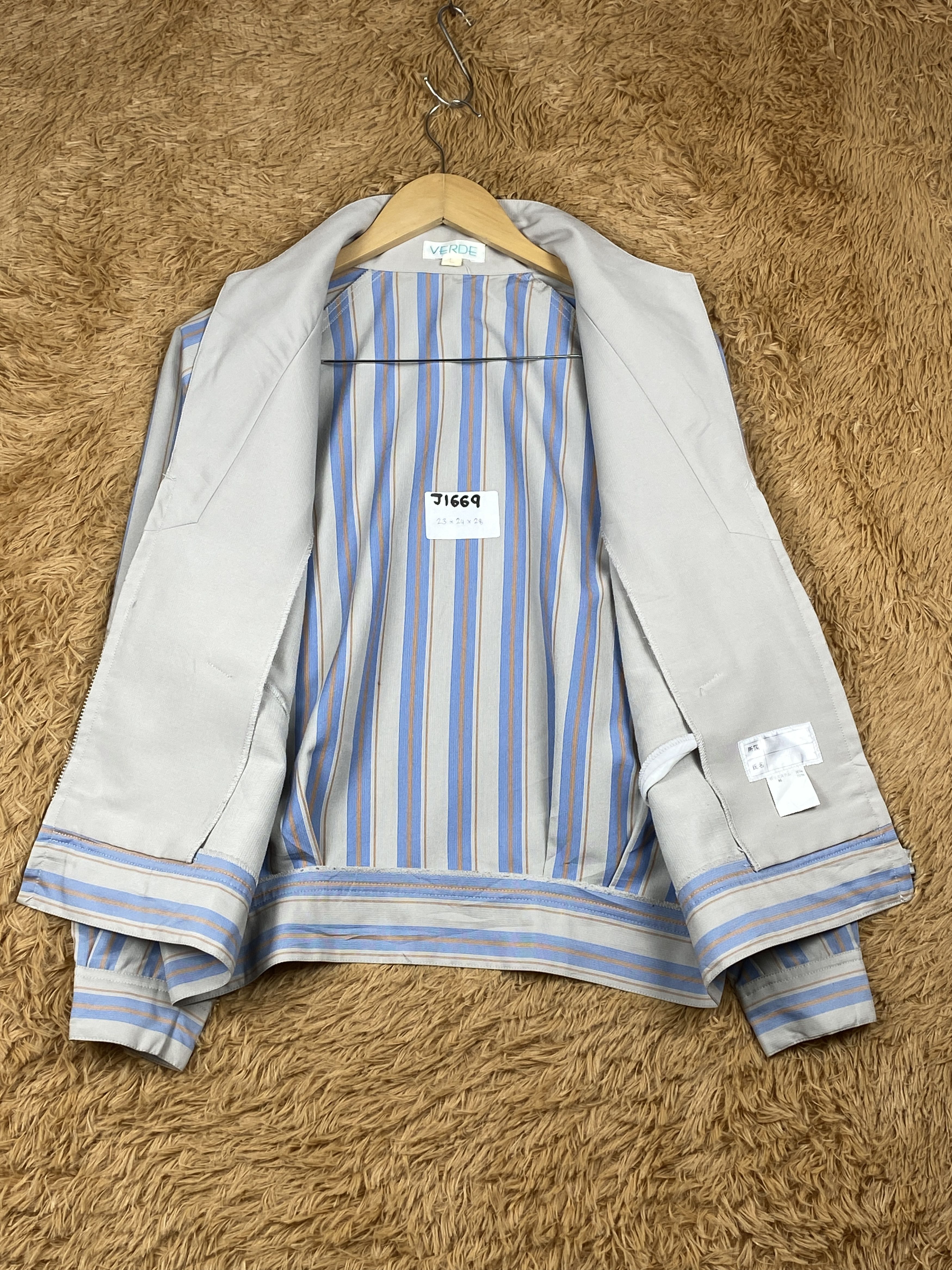 Japanese Brand × Vintage Vintage Verde Zip Up Jacket Size US S / EU 44-46 / 1 - 6 Thumbnail