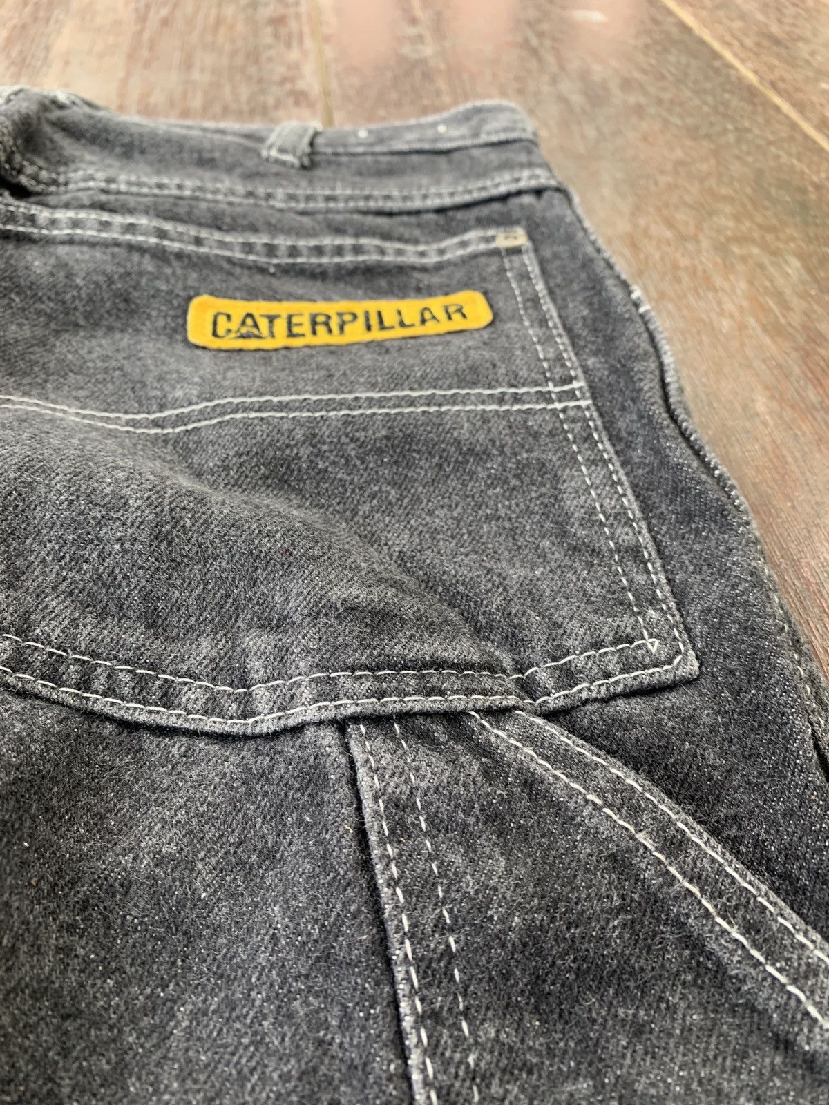Caterpillar Vintage Caterpillar talon zipper carpenter black denim pants Size US 31 - 4 Thumbnail