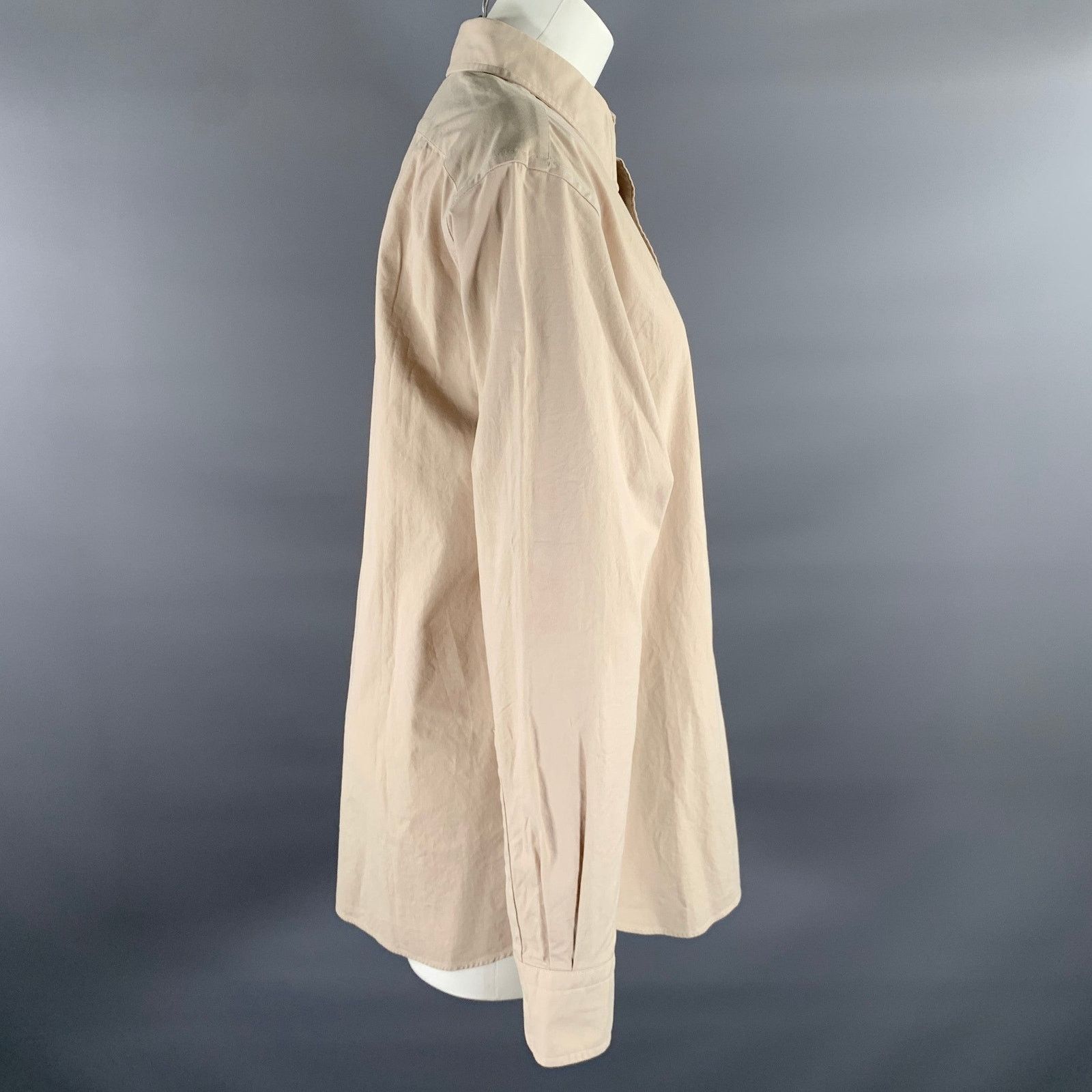 Hamilton HAMILTON Size M Khaki Long Sleeve Long Sleeve Shirt Size US M / EU 48-50 / 2 - 2 Thumbnail