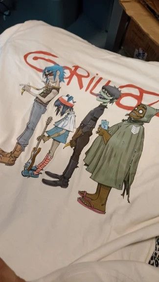 Band Tees × Japanese Brand Gorillaz PUNK ROCK T Shirt Size US XL / EU 56 / 4 - 2 Thumbnail