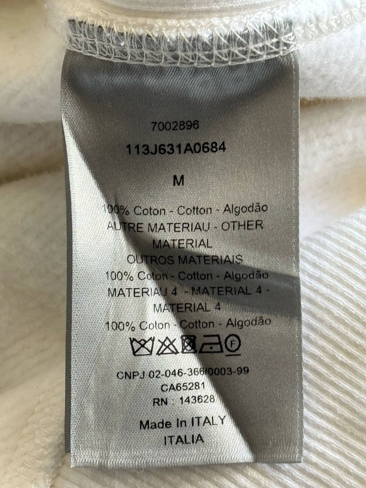 Dior Dior Oblique Towel Hoodie Size US M / EU 48-50 / 2 - 8 Thumbnail