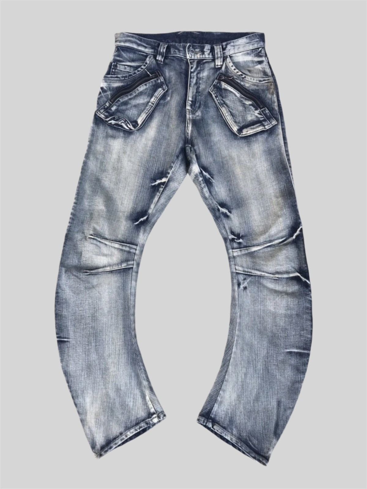 Japanese Brand × PPFM Vintage PPFM cerve distressed denim pants Size US 32 / EU 48 - 1 Thumbnail