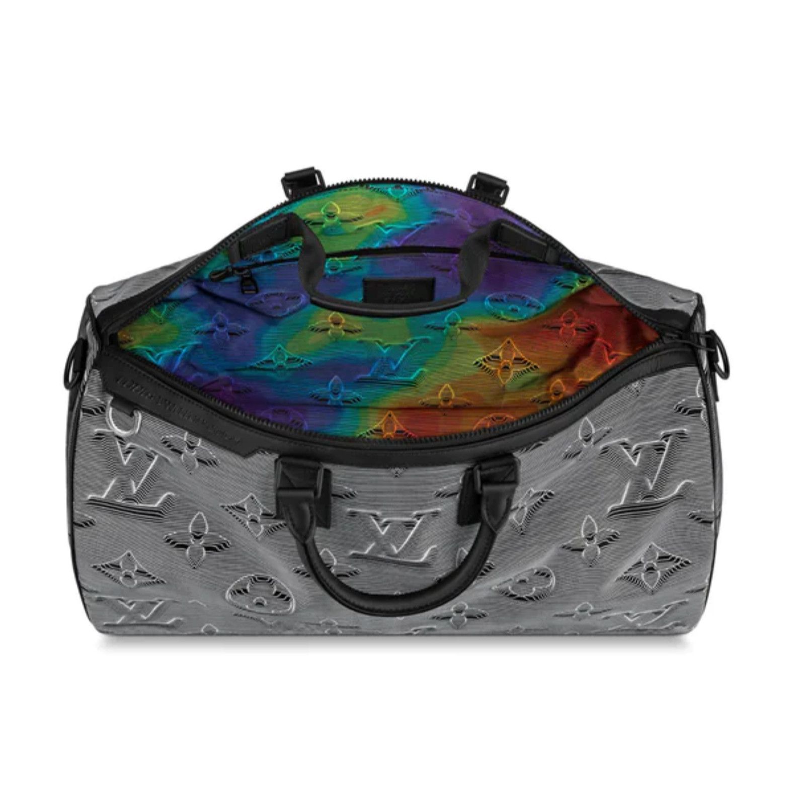 Louis Vuitton Louis Vuitton Keepall Bandouliere 3D 2054 Logo Travel Bag Size ONE SIZE - 10 Thumbnail