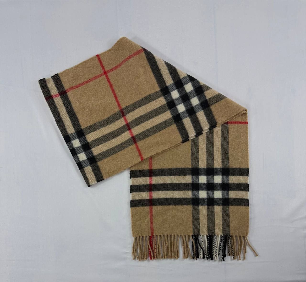 Burberry Burberry Classic Check Cashmere Scarf 'Archive Beige' 168x30 Size ONE SIZE - 1 Thumbnail