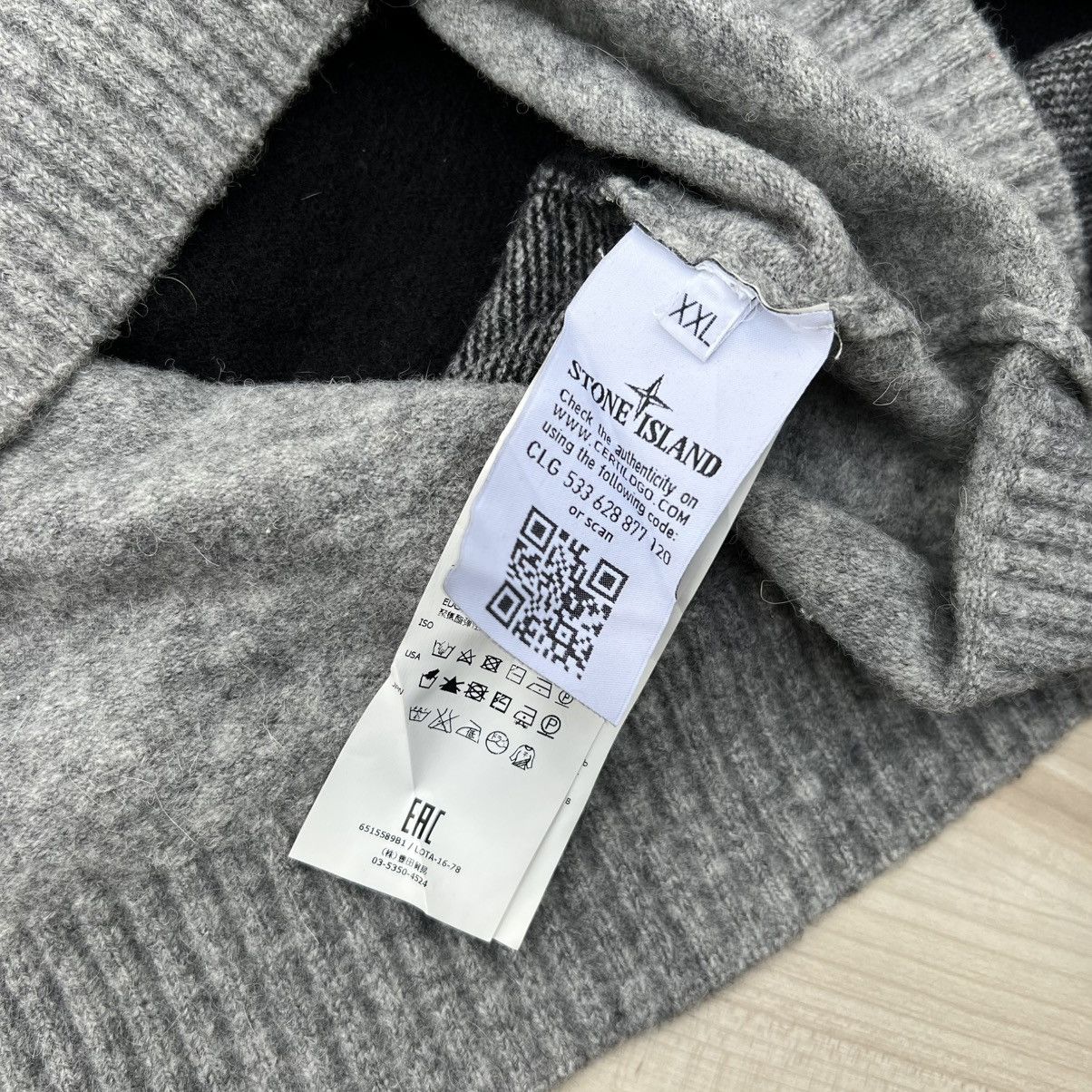 Stone Island Stone Island Multi Colour Block Soft Knit Crewneck Size US XXL / EU 58 / 5 - 7 Thumbnail
