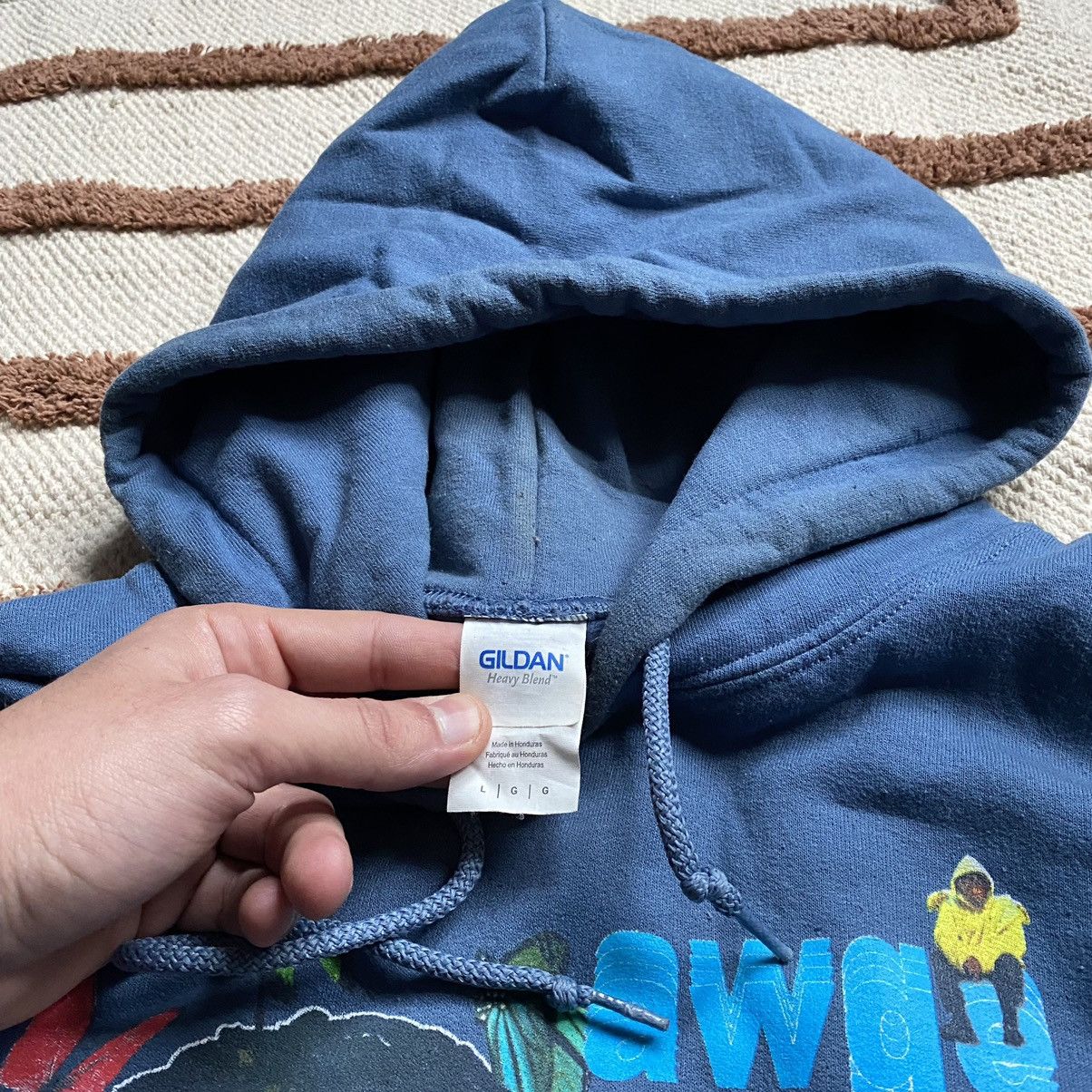 AWGE PLAYBOY CARTI AWGE BUTTERFLY NEON RAP HOODIE Size US L / EU 52-54 / 3 - 5 Thumbnail