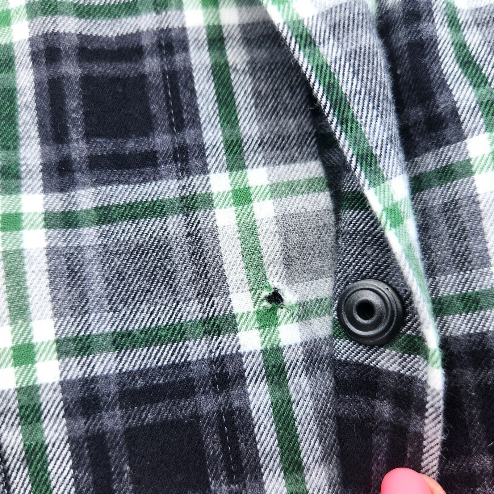 Ted Baker Ted Baker Men's Plaid Flannel Cotton Button Shirt Size XL Size US XL / EU 56 / 4 - 4 Thumbnail
