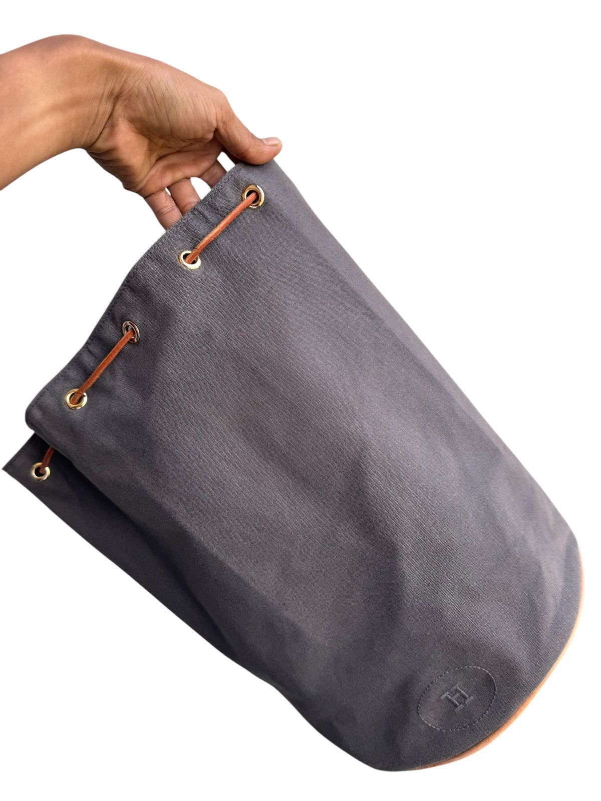 Hermes Vintage Hermes Drawstring Bucket Bag Backpacks Size ONE SIZE - 17 Thumbnail