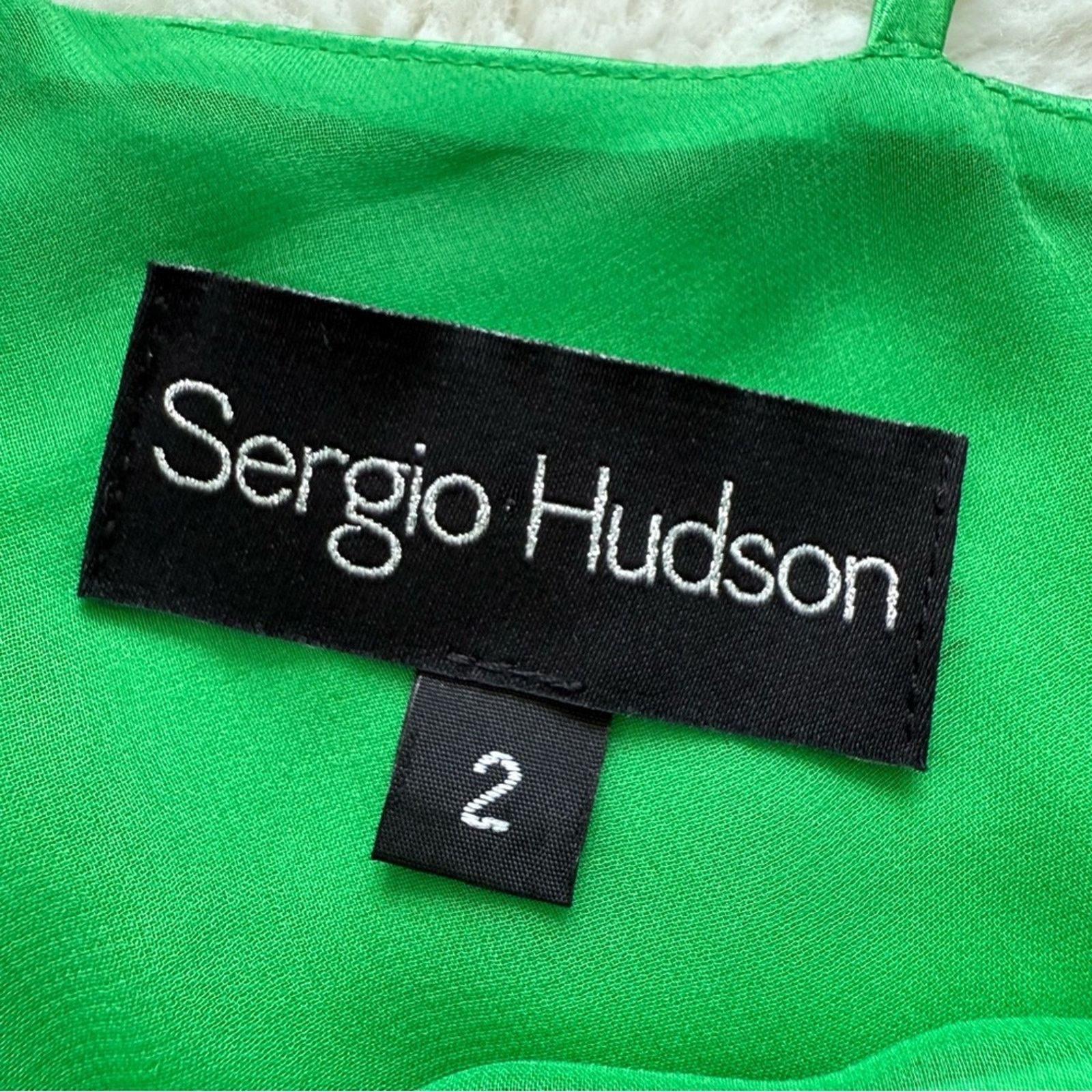 Other NEW Sergio Hudson women silk long dress size 4 US 2885$ Size XS / US 0-2 / IT 36-38 - 8 Thumbnail