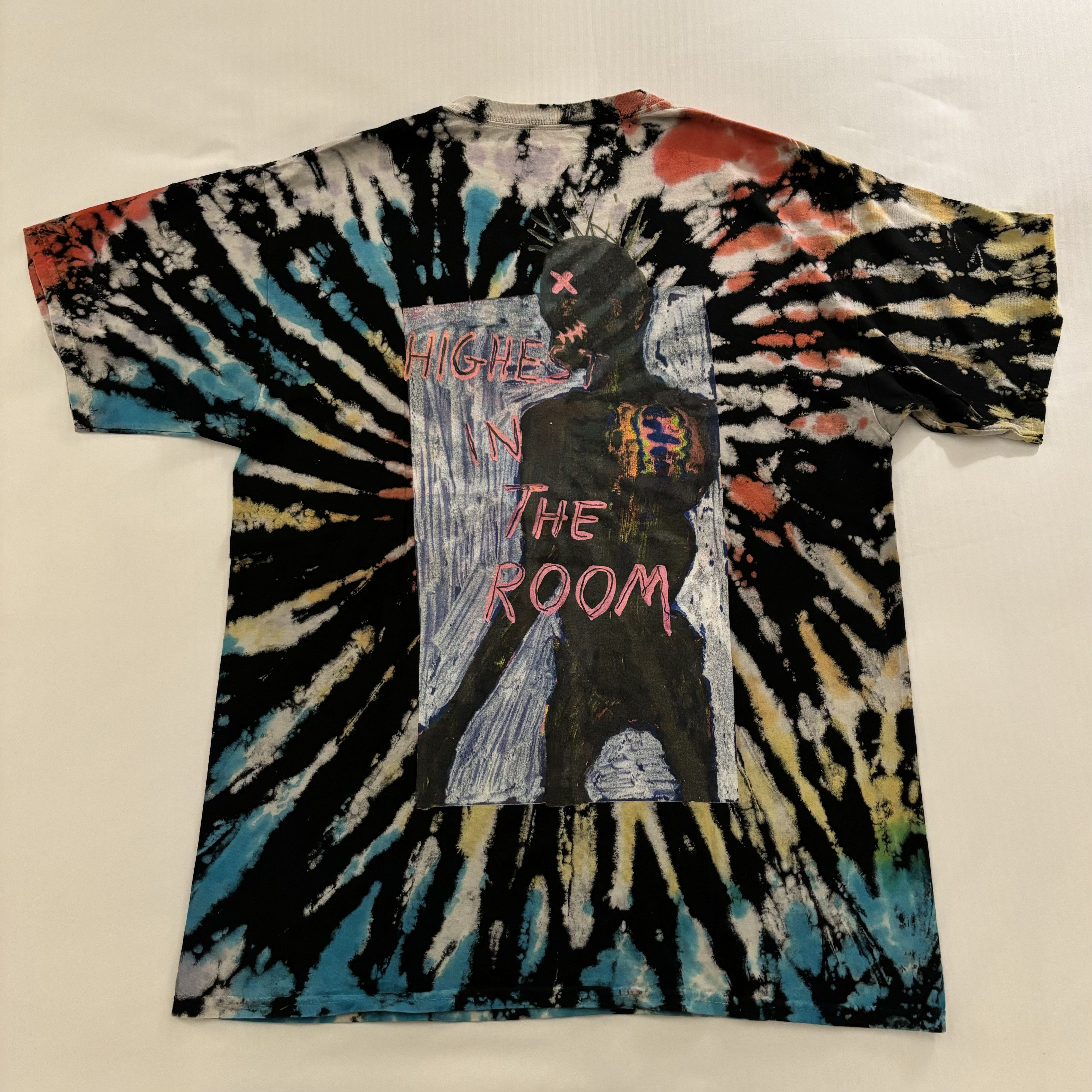 Travis Scott Highest In The Room Tie Dye Tee Size US XL / EU 56 / 4 - 2 Thumbnail