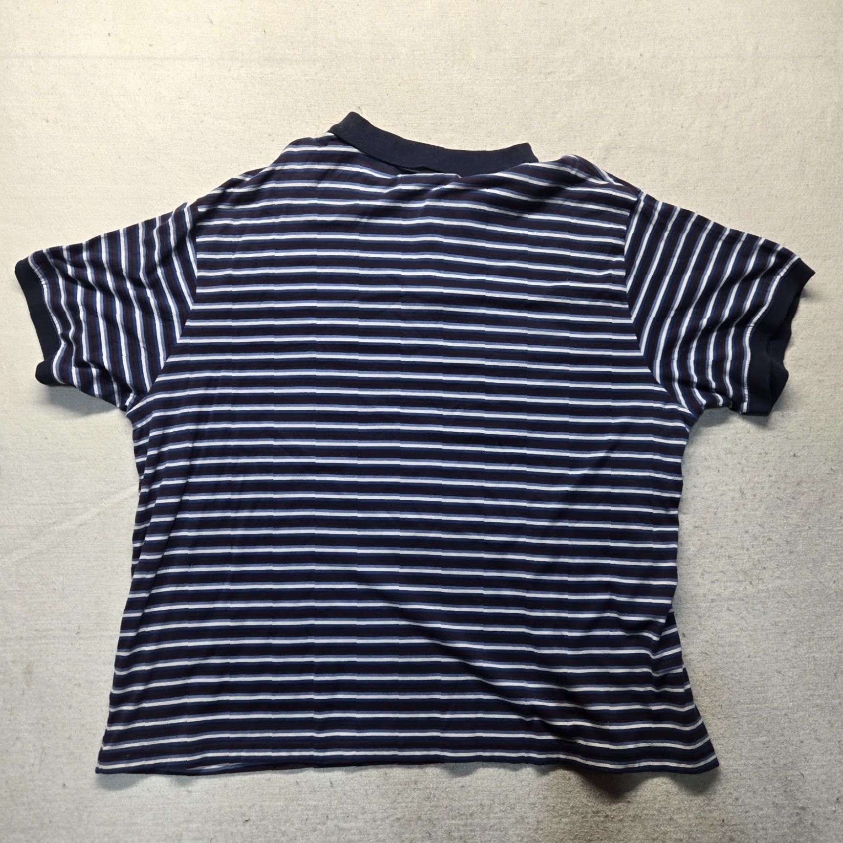 Route 66 Route 66 Polo Shirt Short Sleeve 3XL Blue Striped 100% Cotton Men’s Shirt Size US XXL / EU 58 / 5 - 7 Thumbnail