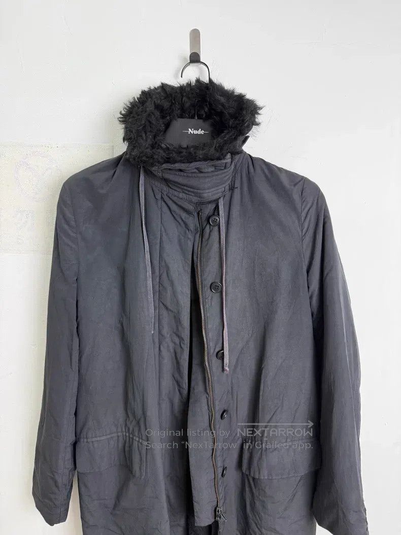 Helmut Lang Helmut Lang Fur collar coat Size US XXS / EU 40 - 2 Thumbnail